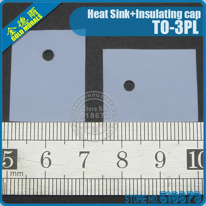 100Pair/lot Insulation Bushing Silicon Rubber Pad For TO-3PL Package Heat Sink + Insulating cap
100Pair/lot Insulation Bushing Silicon Rubber Pad For TO-3PL Package Heat Sink + Insulating cap