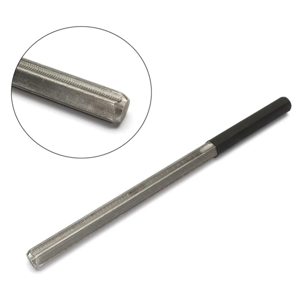 Guitar Fret Crowning File Dressing Guitarra File with 3 Size Edges Professional Luthier Tool Strings Instrument Part Accessories
Guitar Fret Crowning File Dressing Guitarra File with 3 Size Edges Professional Luthier Tool Strings Instrument Part Accessories