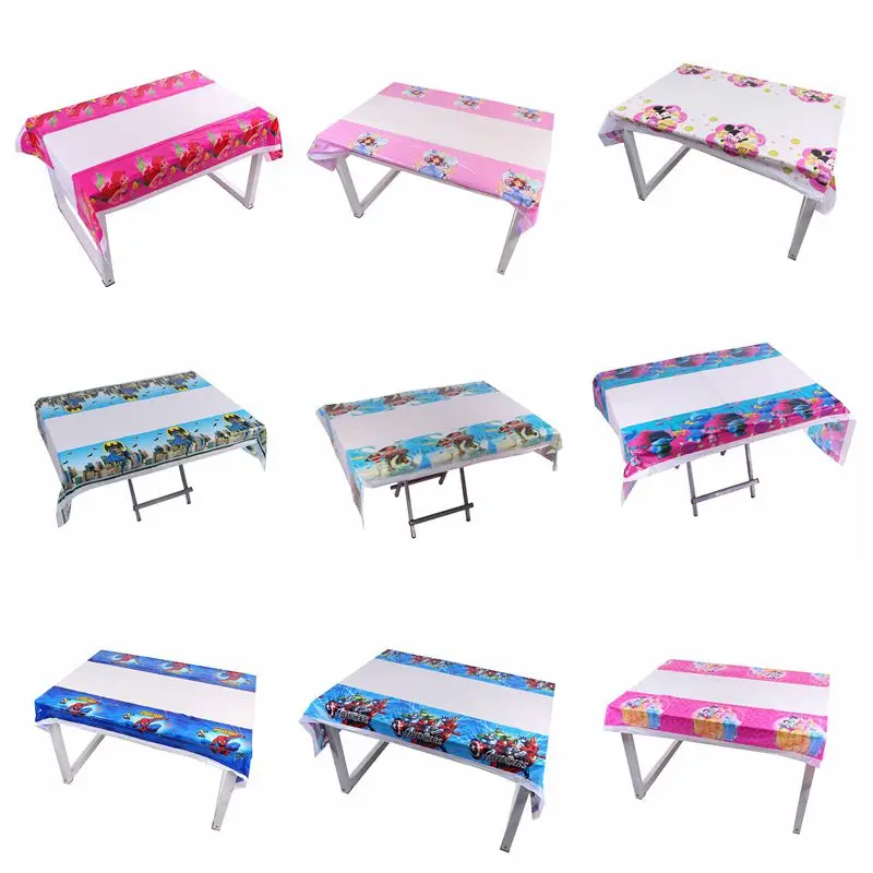 Birthday party decoration Kids 108*180cm Avengers Troll Unicorn Princess Minnie Mickey Moana Table Cloth Party Supplies Girl Boy
Birthday party decoration Kids 108*180cm Avengers Troll Unicorn Princess Minnie Mickey Moana Table Cloth Party Supplies Girl Boy