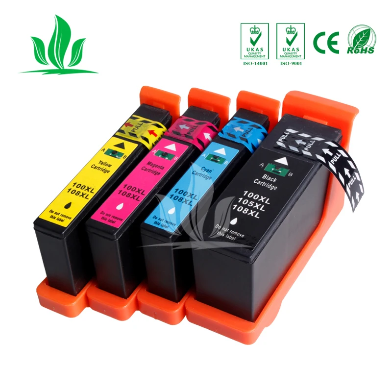 1 Set 100XL Ink Cartridge Compatible for 108XL Lexmark S305/S405/S505/S605/Pro205/705/805/905 Printers
1 Set 100XL Ink Cartridge Compatible for 108XL Lexmark S305/S405/S505/S605/Pro205/705/805/905 Printers