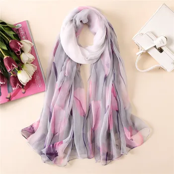 Silk Scarf Women Elegant Floral Foulard Pashmina Beach Scarves 2020 Fashion Summer Spring Shawls Wraps
Silk Scarf Women Elegant Floral Foulard Pashmina Beach Scarves 2020 Fashion Summer Spring Shawls Wraps