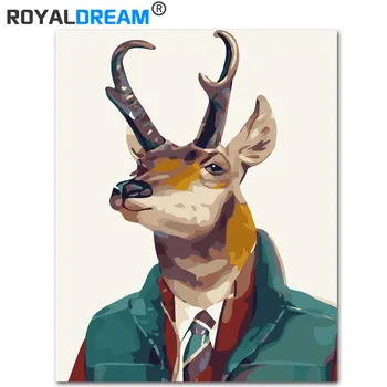 ROYALDREAM Gentleman Deer Diy Digital Painting By Numbers Modern Wall Art Picture For Home Wall Artwork
ROYALDREAM Gentleman Deer Diy Digital Painting By Numbers Modern Wall Art Picture For Home Wall Artwork