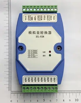 4-20mA to RS485 8 channel analog input acquisition module 0-10V high precision MODBUS-RTU
4-20mA to RS485 8 channel analog input acquisition module 0-10V high precision MODBUS-RTU