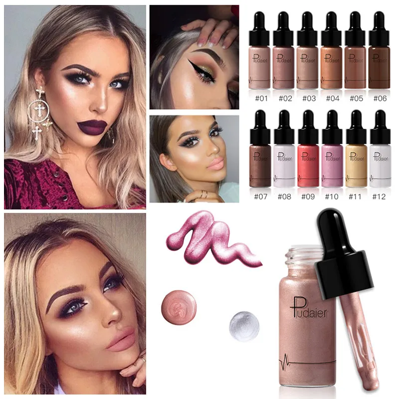Profession Face Illuminator Makeup Liquid Highlighter Countour Glow Shimmer Shiny Bronzer Long Lasting Brighten Face Highlighter
Profession Face Illuminator Makeup Liquid Highlighter Countour Glow Shimmer Shiny Bronzer Long Lasting Brighten Face Highlighter