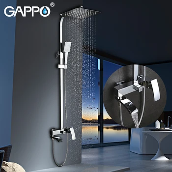 GAPPO shower faucet bathroom rainfall chrome shower mixer tap bath rain shower bathtub faucets mixer taps armatur
GAPPO shower faucet bathroom rainfall chrome shower mixer tap bath rain shower bathtub faucets mixer taps armatur
