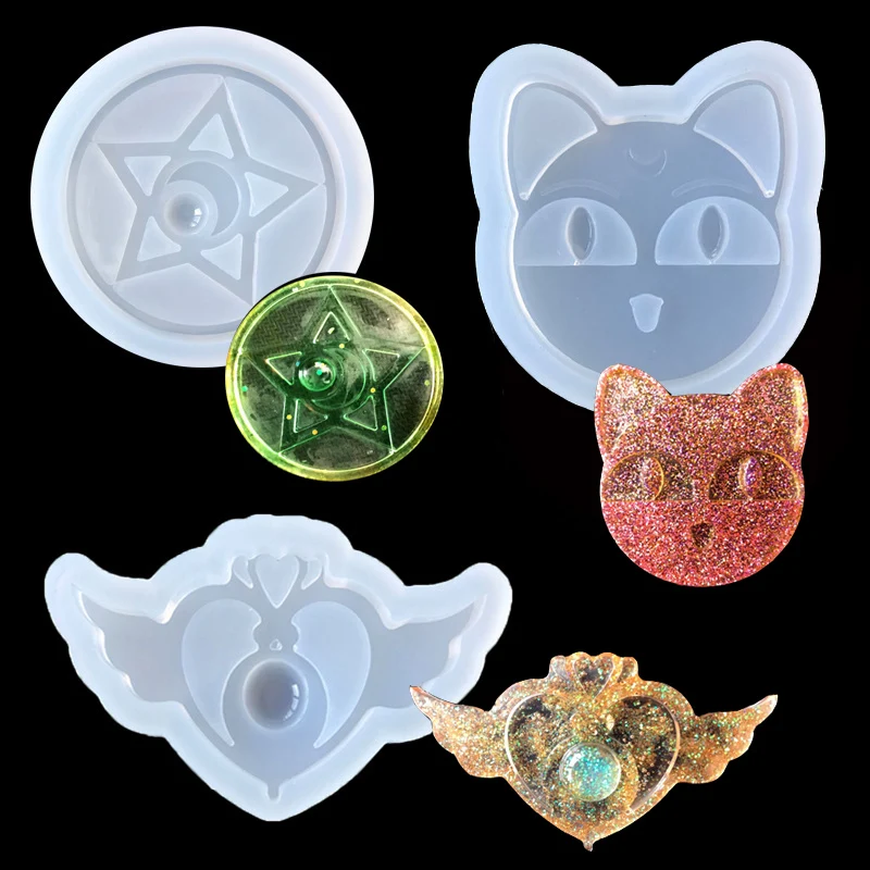 1PC Star Wing Cat Liquid Silicone Expoxy Mold Resin Jewelry Mold UV Pendant Jewelry Accessories Handcraft Jewelry Tool
1PC Star Wing Cat Liquid Silicone Expoxy Mold Resin Jewelry Mold UV Pendant Jewelry Accessories Handcraft Jewelry Tool