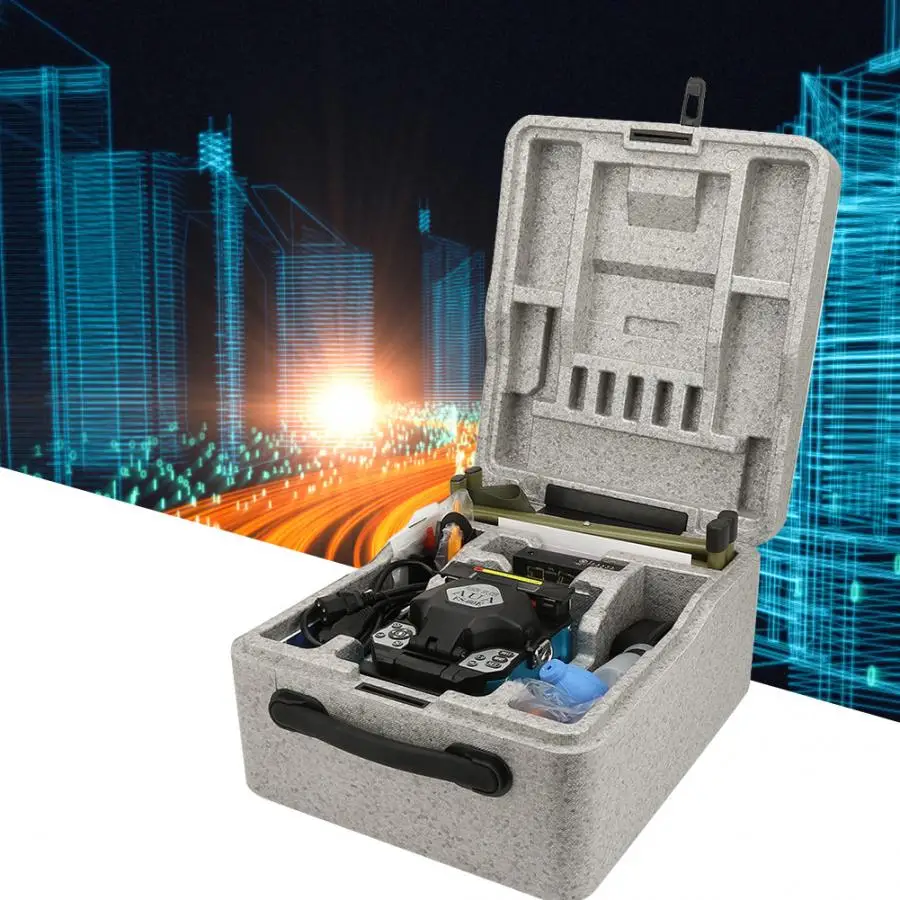 AC 100-240V Automatic Optical Fiber Fusing Splicer Splicing Machine Tool Accessories Set Fusing Splicer
AC 100-240V Automatic Optical Fiber Fusing Splicer Splicing Machine Tool Accessories Set Fusing Splicer
