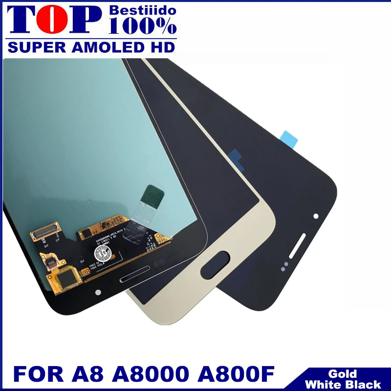 100% Tested LCD Replacement For Samsung Galaxy A8 A800 A8000 A800F AMOLED Phone LCDs Display Touch Screen Digitizer Assembly
100% Tested LCD Replacement For Samsung Galaxy A8 A800 A8000 A800F AMOLED Phone LCDs Display Touch Screen Digitizer Assembly