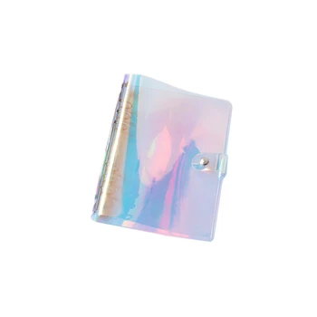 A5 A6 Clear PVC Rainbow Spiral Binder Cover for Notebook Shell Filling Fichario Standard 6 Holes Loose Leaf Folder Notepad Shell
A5 A6 Clear PVC Rainbow Spiral Binder Cover for Notebook Shell Filling Fichario Standard 6 Holes Loose Leaf Folder Notepad Shell