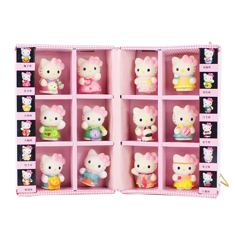 12pcs/set Hello Kitty Figure Toys KT cat Japanese Anime Figures gift box ornaments Collection Hand to do Girls gifts
12pcs/set Hello Kitty Figure Toys KT cat Japanese Anime Figures gift box ornaments Collection Hand to do Girls gifts