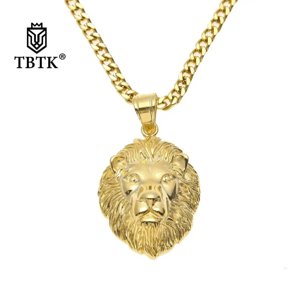 TBTK Hot Sale Janestore Metal Animal Pendants Stainless Steel Necklace Men Charms Gold Lion Head Pendant Jewelry
TBTK Hot Sale Janestore Metal Animal Pendants Stainless Steel Necklace Men Charms Gold Lion Head Pendant Jewelry