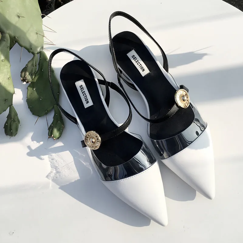 Women's genuine leather patchwork elegant ladies flatsl sandals pointed toe summer female footwear cross strap sandalias shoes
Women's genuine leather patchwork elegant ladies flatsl sandals pointed toe summer female footwear cross strap sandalias shoes