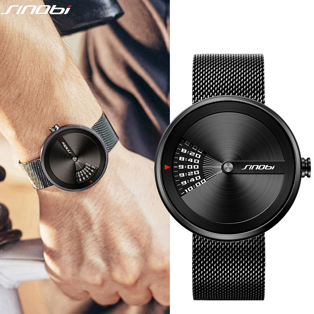 SINOBI Fashion Steel Mesh Band Watches Men Creative Sport Quartz Clock Business Stainless Steel Wristwatches Relogio Masculino
SINOBI Fashion Steel Mesh Band Watches Men Creative Sport Quartz Clock Business Stainless Steel Wristwatches Relogio Masculino