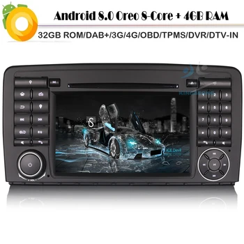 Android 8.0 Octa Core 4GRAM 32GB DAB+ WiFi 4G DVD OBD USB Car Stereo GPS Sat Nav Car CD Player for Mercedes Benz R Class W251
Android 8.0 Octa Core 4GRAM 32GB DAB+ WiFi 4G DVD OBD USB Car Stereo GPS Sat Nav Car CD Player for Mercedes Benz R Class W251