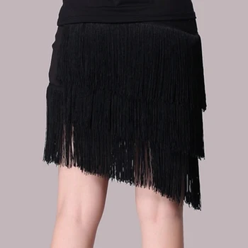 New Latin Dance Skirt Adult female Rumba Samba Tango Ballroom Latin Tap Dance Dress Women Stage Costume Performance Tassel Skirt
New Latin Dance Skirt Adult female Rumba Samba Tango Ballroom Latin Tap Dance Dress Women Stage Costume Performance Tassel Skirt