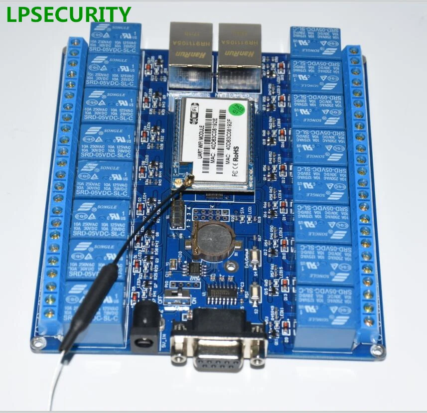LPSECURITY 2pcs smart automation HLK-SW16 16 Channel Android/Smart Phone CWiFi Relay /WiFi Relay Module
LPSECURITY 2pcs smart automation HLK-SW16 16 Channel Android/Smart Phone CWiFi Relay /WiFi Relay Module