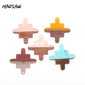 HAOSAW Choose 4Pcs/Lot Cross Design/Half Wood/Wood Resin Material/DIY Jewelry Making/Earring Suppliers/HandMade/Earring Findings
HAOSAW Choose 4Pcs/Lot Cross Design/Half Wood/Wood Resin Material/DIY Jewelry Making/Earring Suppliers/HandMade/Earring Findings