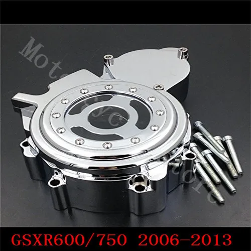 For Suzuki GSXR600 GSXR750 GSXR 600 750 2006 2007 2008 2009 2010-2013 Engine Stator cover see through Chrome left side K6 K8 K11
For Suzuki GSXR600 GSXR750 GSXR 600 750 2006 2007 2008 2009 2010-2013 Engine Stator cover see through Chrome left side K6 K8 K11