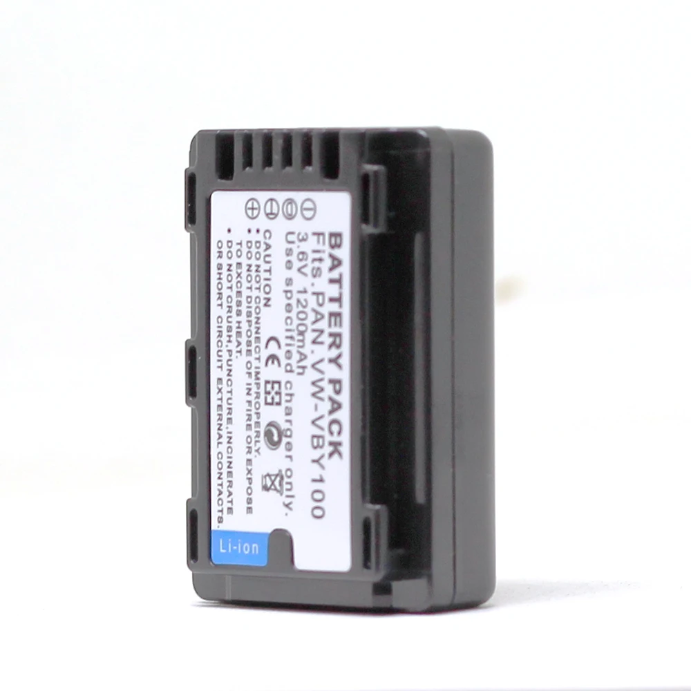 Doscing 1pc 3.6V 1200mAh VW-VBY100 Rechargeable Batteries For Panasonic HC-V110 V110GK V110K V210GK Camera Battery Wholesale
Doscing 1pc 3.6V 1200mAh VW-VBY100 Rechargeable Batteries For Panasonic HC-V110 V110GK V110K V210GK Camera Battery Wholesale