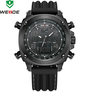Luxury Brand WEIDE Sports Military Watches Multifunctional Japan Quartz LED Digital Movement Waterproofed Watch Men Wrist watch
Luxury Brand WEIDE Sports Military Watches Multifunctional Japan Quartz LED Digital Movement Waterproofed Watch Men Wrist watch