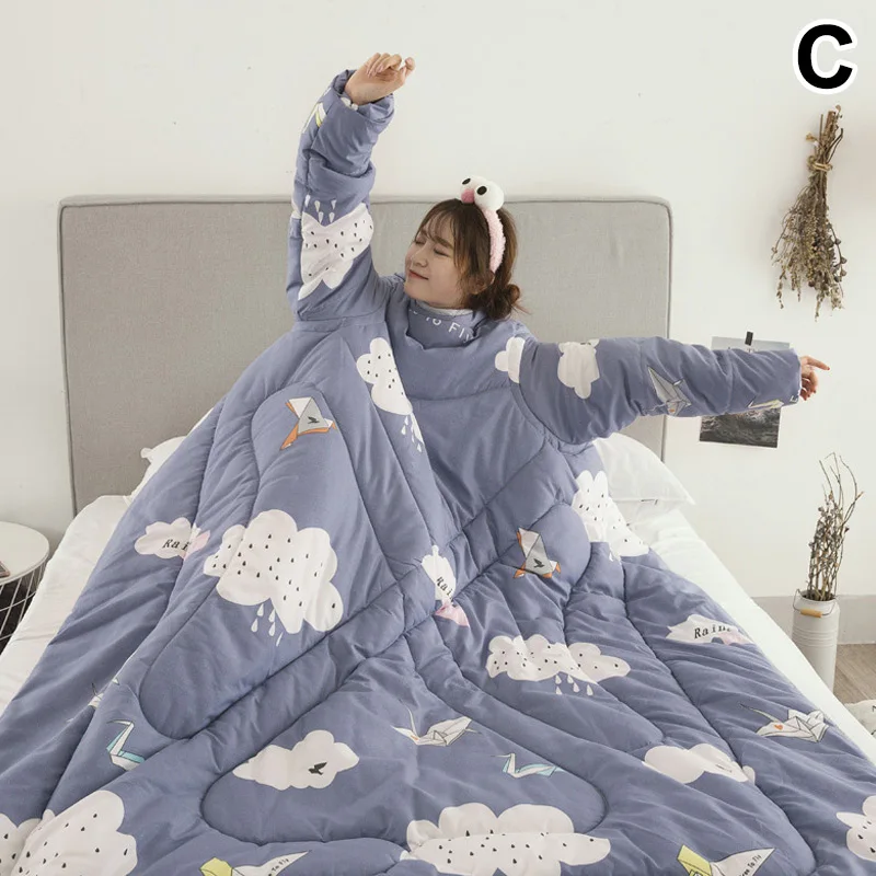 1 Pcs Lazy Quilt With Sleeves Warm Thicken Blanket Multifunction For Home Winter Nap HTQ99
1 Pcs Lazy Quilt With Sleeves Warm Thicken Blanket Multifunction For Home Winter Nap HTQ99