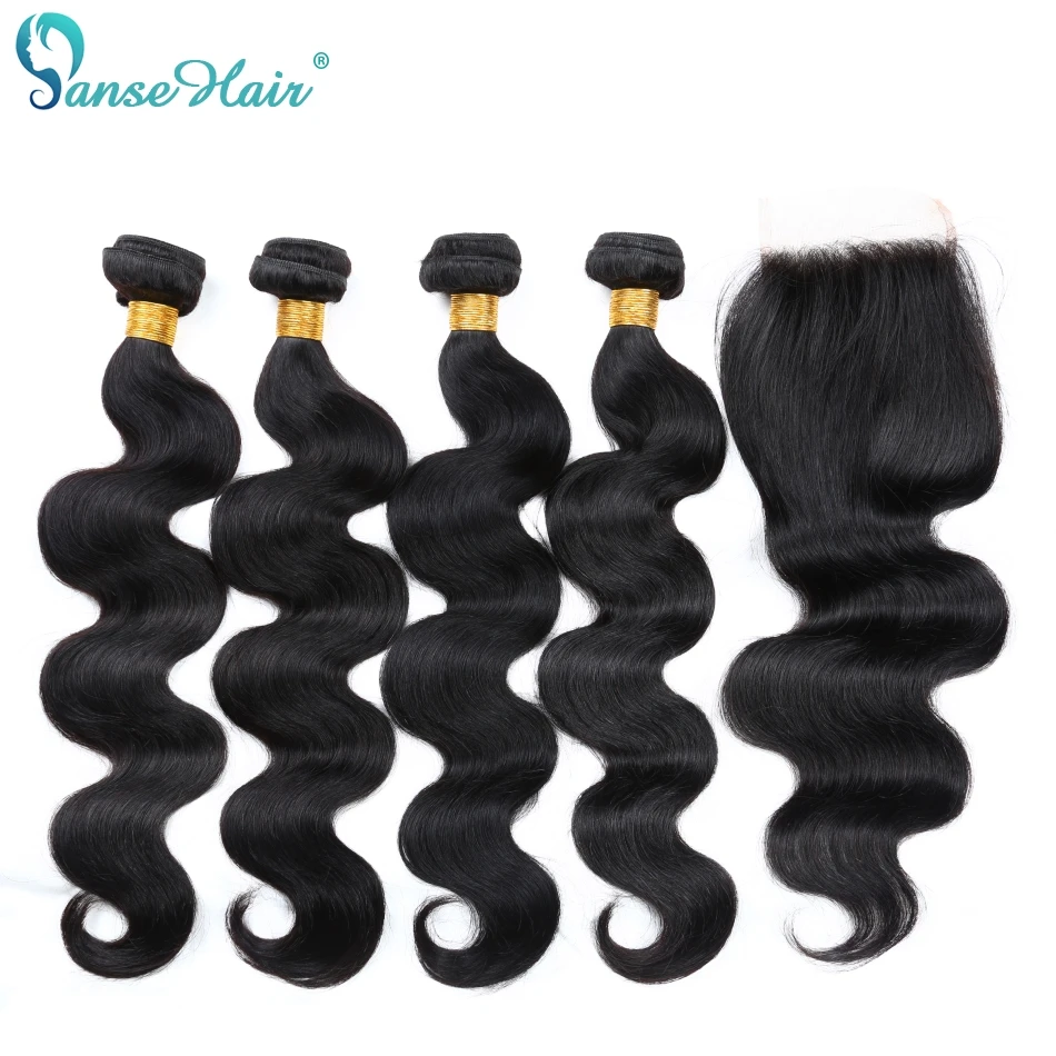 Panse Hair Brazilian Virgin Hair Body Wave Hair Customized 8-28 Inches 4 Bundles Hair Weft With One Lace Closure
Panse Hair Brazilian Virgin Hair Body Wave Hair Customized 8-28 Inches 4 Bundles Hair Weft With One Lace Closure