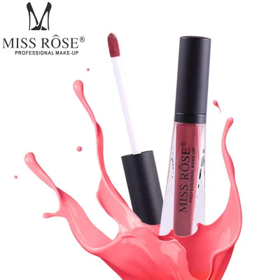 MISS ROSE 27 Colors Waterproof Matte Liquid Lipstick Long Lasting Lip Gloss Lipstick natural Moisturize Nutritious Velvet Makeup
MISS ROSE 27 Colors Waterproof Matte Liquid Lipstick Long Lasting Lip Gloss Lipstick natural Moisturize Nutritious Velvet Makeup