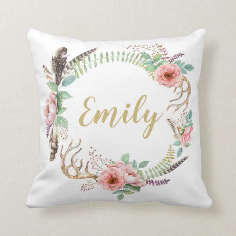 Personalized Floral Watercolor Wreath Throw Pillow Case Novelty Cushion Covers Chair Couch Home Decorate 18
Personalized Floral Watercolor Wreath Throw Pillow Case Novelty Cushion Covers Chair Couch Home Decorate 18