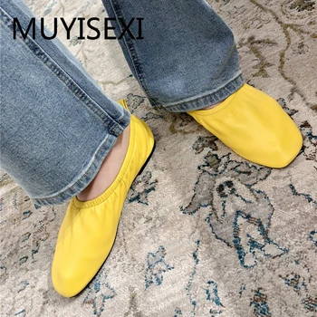 Super Soft Comfortable Brand Flats Shoes Woman Full Sheepskin Casual Shoes Luxury Handmade Quality Drive Shoes XL09 MUYISEXI
Super Soft Comfortable Brand Flats Shoes Woman Full Sheepskin Casual Shoes Luxury Handmade Quality Drive Shoes XL09 MUYISEXI