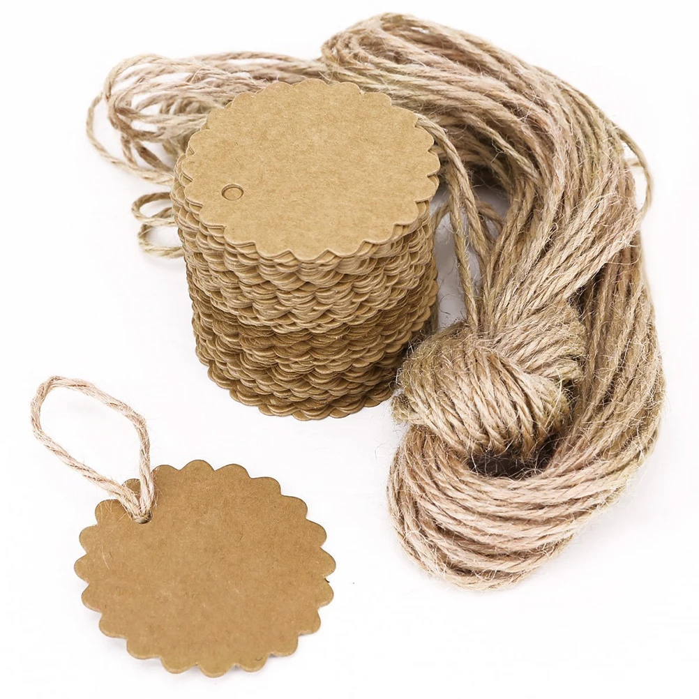 100pcs 60mm Kraft Paper Card Round Scalloped / Gift Tag / DIY Tag / Luggage Tag / Price Label with 10M Jute Twine (Brown)
100pcs 60mm Kraft Paper Card Round Scalloped / Gift Tag / DIY Tag / Luggage Tag / Price Label with 10M Jute Twine (Brown)