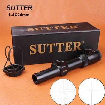 SUTTER 1-4X24 Tactical Riflescope Optical Sights Red Illuminate Glass Etched Reticle for Hunting Target Rifle Airsoft
SUTTER 1-4X24 Tactical Riflescope Optical Sights Red Illuminate Glass Etched Reticle for Hunting Target Rifle Airsoft