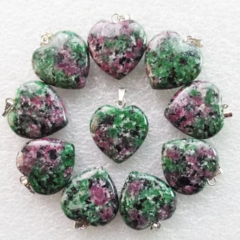 10Pcs 22x20x6mm Beaut 10Pcs 22x20x6mm Beautiful Rubys in Fuchsite Heart Pendant Bead
10Pcs 22x20x6mm Beaut 10Pcs 22x20x6mm Beautiful Rubys in Fuchsite Heart Pendant Bead