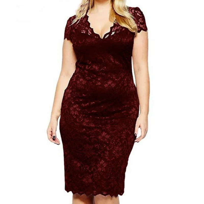 Women Summer Sexy Midi Lace Black Office Dress Large Plus Size 5xl Ladies Fashion 2019 Clothes c.h.i.c
Women Summer Sexy Midi Lace Black Office Dress Large Plus Size 5xl Ladies Fashion 2019 Clothes c.h.i.c