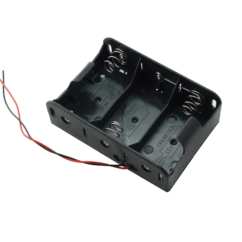 10pcs/Lot New D Black Battery Case Holder Storage Box Holder for 3 x D Battery Charger Seat with Wire/Cord
10pcs/Lot New D Black Battery Case Holder Storage Box Holder for 3 x D Battery Charger Seat with Wire/Cord