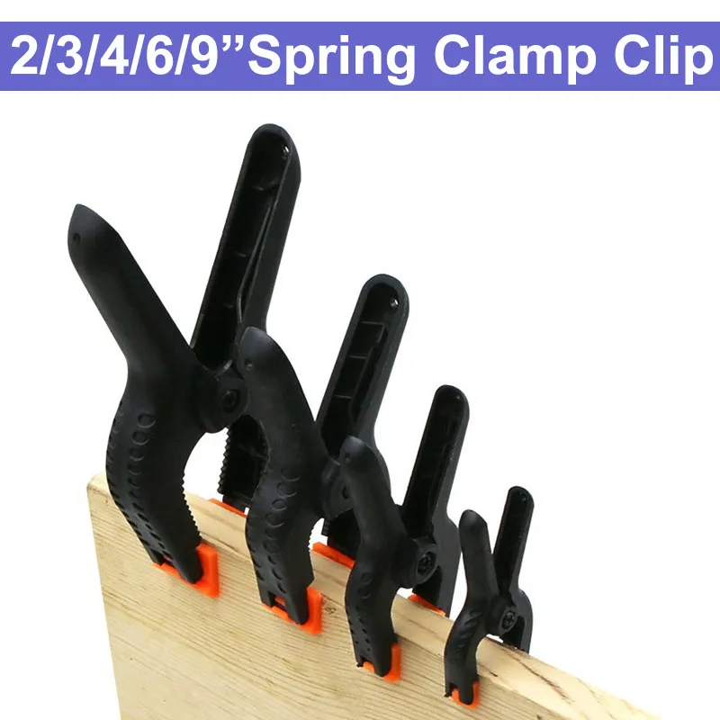 2" 3" 4" 6" 9" Plastic Nylon Spring Clamp Clips Tips DIY Paper Photo Photography Plate Background Clamps for Woodworking Tools
2" 3" 4" 6" 9" Plastic Nylon Spring Clamp Clips Tips DIY Paper Photo Photography Plate Background Clamps for Woodworking Tools