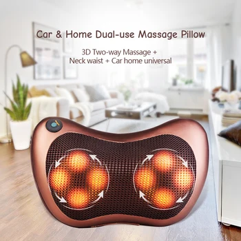 Car Neck Massager Pillow Home massage Cushion Cervical Shiatsu Neck Back Waist Body Electric Multifunctional 4/6/8Rollers
Car Neck Massager Pillow Home massage Cushion Cervical Shiatsu Neck Back Waist Body Electric Multifunctional 4/6/8Rollers