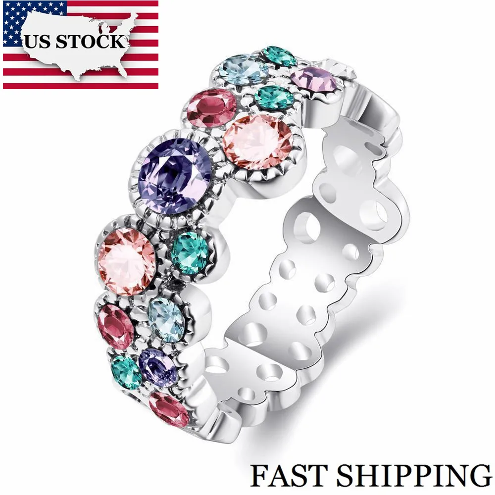 US STOCK Uloveido Rings for Women Cubic Zirconia Silver Color Mystic Jewellery Wedding Jewelry Ring Christmas Gifts R044-B-8
US STOCK Uloveido Rings for Women Cubic Zirconia Silver Color Mystic Jewellery Wedding Jewelry Ring Christmas Gifts R044-B-8