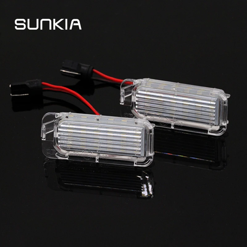 SUNKIA 2Pcs/box Hot Sale Error Free LED License Number Plate Light for Ford Focus 5d/Mondeo/Fiseta Low Power Consumption
SUNKIA 2Pcs/box Hot Sale Error Free LED License Number Plate Light for Ford Focus 5d/Mondeo/Fiseta Low Power Consumption