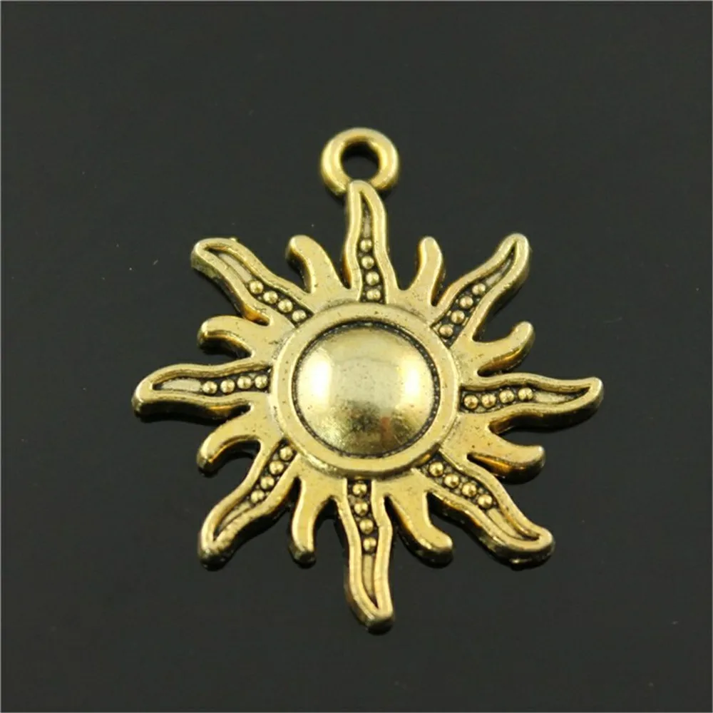 6pcs 3 Colors Antique Bronze, Antique Silver, Antique Gold Sun Pendant Charms For Jewelry Making Sun Charms Charm Sun 25x28mm
6pcs 3 Colors Antique Bronze, Antique Silver, Antique Gold Sun Pendant Charms For Jewelry Making Sun Charms Charm Sun 25x28mm