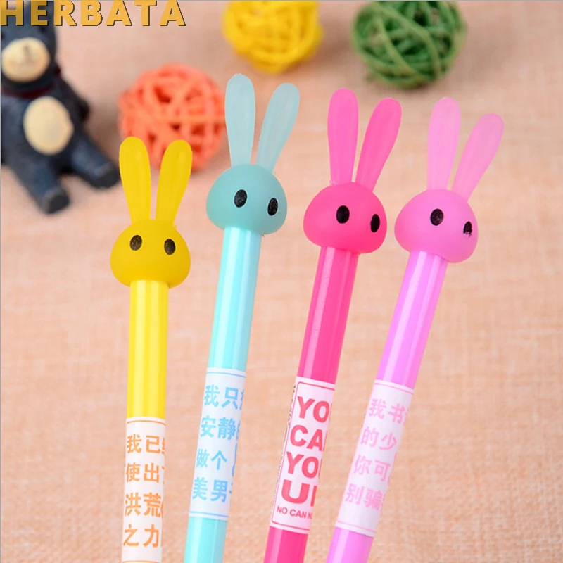4Pcs/Set Rabbit Gel Pens Set Kawaii School Supplies Office Stationary Photo Album Kawaii Pens Stationery Gel Ink Pen
4Pcs/Set Rabbit Gel Pens Set Kawaii School Supplies Office Stationary Photo Album Kawaii Pens Stationery Gel Ink Pen