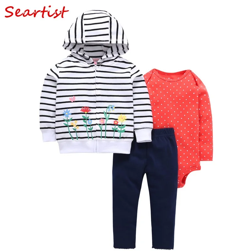Seartist Newborn Clothing Set Bebes Baby Girls Boys Winter Autumn Striped 3Pcs Set Hoodies+Romper+Pants Baby Girl Clothes 33
Seartist Newborn Clothing Set Bebes Baby Girls Boys Winter Autumn Striped 3Pcs Set Hoodies+Romper+Pants Baby Girl Clothes 33
