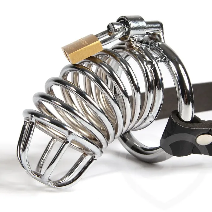 Including 3 size ring metal male chastity belt cock cage Device CB6000S bondage restraint sex toys 1