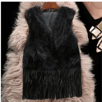 Womens Short Setcion Imitation Fox Fur Vest Patchwork Autumn Spring Faux Fur Vest Coats Female Large Size Casual Waistcoats K447
Womens Short Setcion Imitation Fox Fur Vest Patchwork Autumn Spring Faux Fur Vest Coats Female Large Size Casual Waistcoats K447