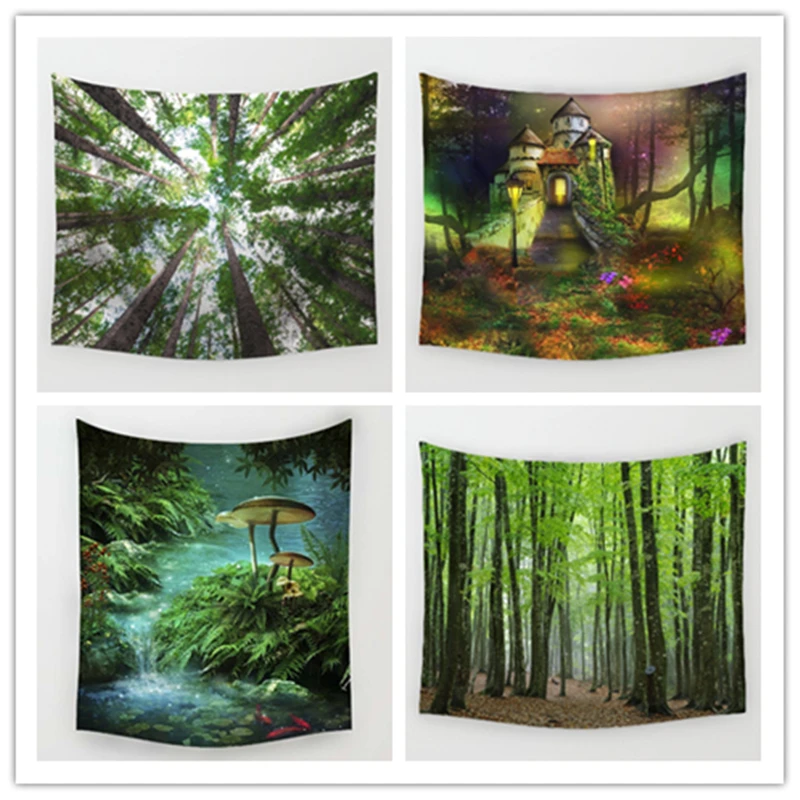 Spring's BreathTapestry Psychedelic Polyester Fabric Bamboo Green Atmosphere Wall Hanging Decor Table Cover Tapiz
Spring's BreathTapestry Psychedelic Polyester Fabric Bamboo Green Atmosphere Wall Hanging Decor Table Cover Tapiz