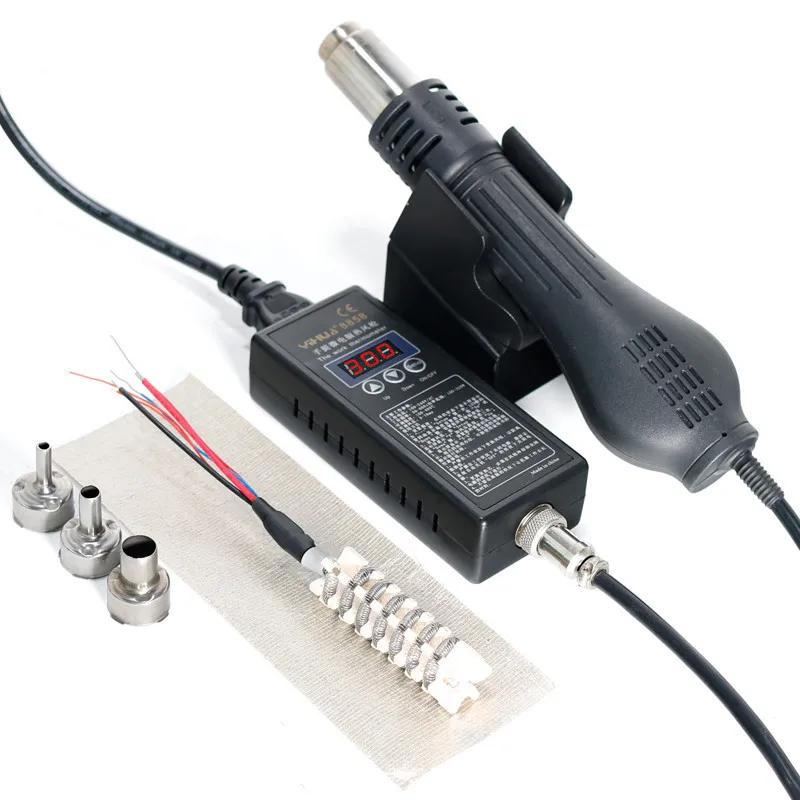 YIHUA 8858 Portable Hot Air Gun Soldering Station 650W High Power Hot Air Rework Station
YIHUA 8858 Portable Hot Air Gun Soldering Station 650W High Power Hot Air Rework Station