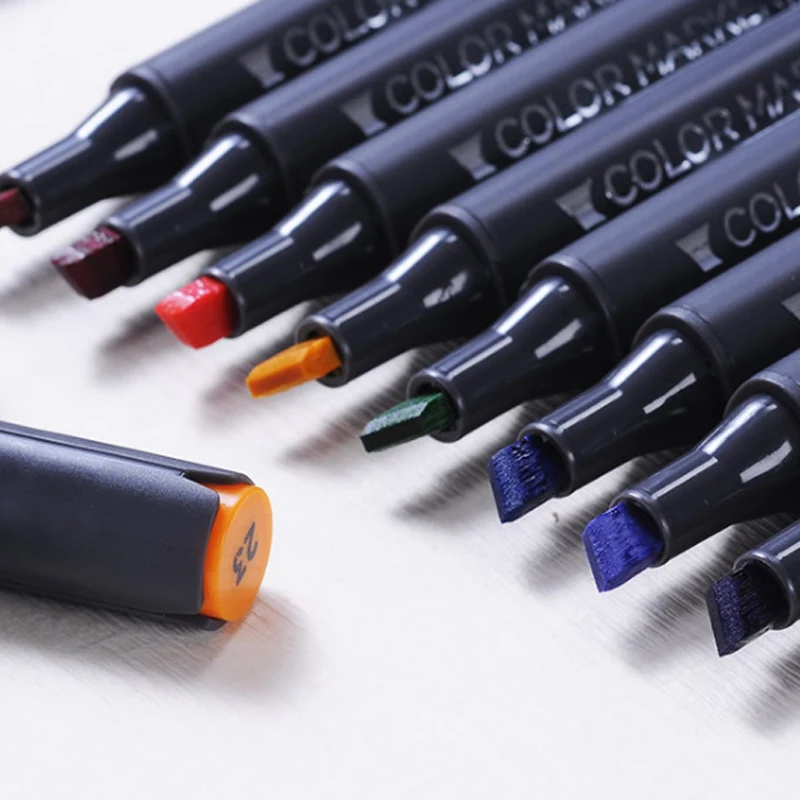 60 Colors Marker Pens Set Soft Painting Pens For Sketch Drawing Manga Comic Marker Light Animation
60 Colors Marker Pens Set Soft Painting Pens For Sketch Drawing Manga Comic Marker Light Animation