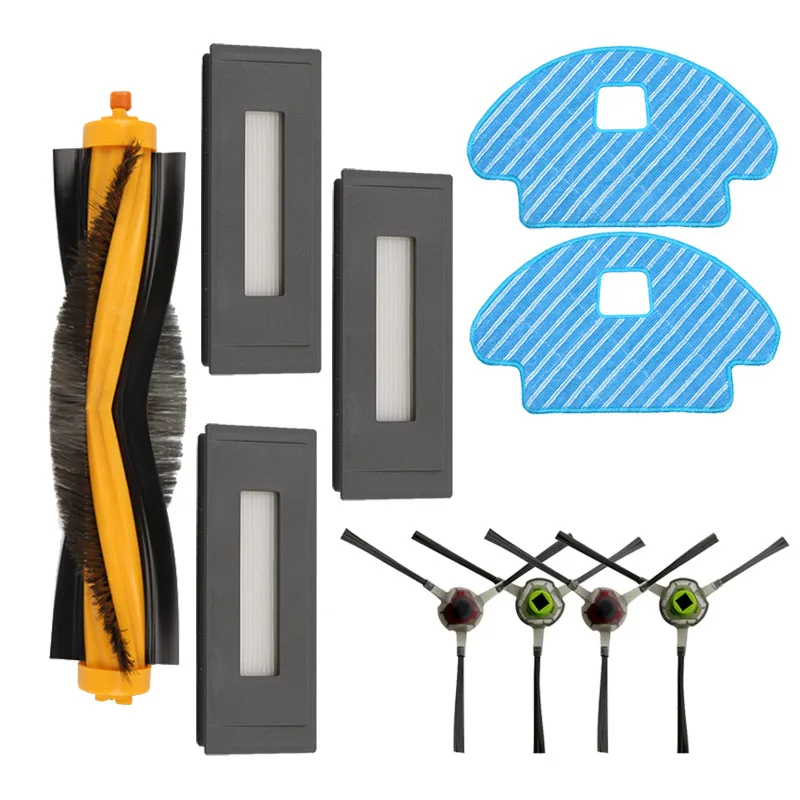 3 x side brush + 3x filter + 1x main brush roller + 2 x mop cloth for Ecovacs Deebot OZMO 930 robot vacuum cleaner accessories
3 x side brush + 3x filter + 1x main brush roller + 2 x mop cloth for Ecovacs Deebot OZMO 930 robot vacuum cleaner accessories