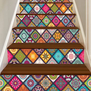 6PCS Stairs Stickers Home Decal Staircase Stair Riser Floor Sticker DIY Wall Floor Decal Stairs Decal Decoration PVC 18CMx100CM
6PCS Stairs Stickers Home Decal Staircase Stair Riser Floor Sticker DIY Wall Floor Decal Stairs Decal Decoration PVC 18CMx100CM