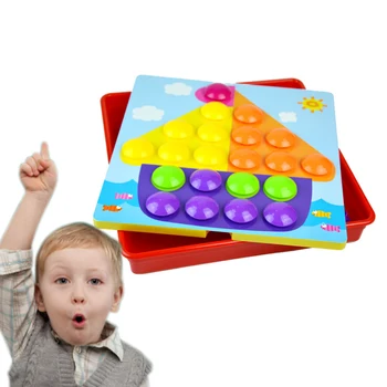 Mosaic Puzzle Pegboard with Tray Design Mushroom Pregs Jigsaw Games for Creativity Educational Felt Toy FJ88
Mosaic Puzzle Pegboard with Tray Design Mushroom Pregs Jigsaw Games for Creativity Educational Felt Toy FJ88