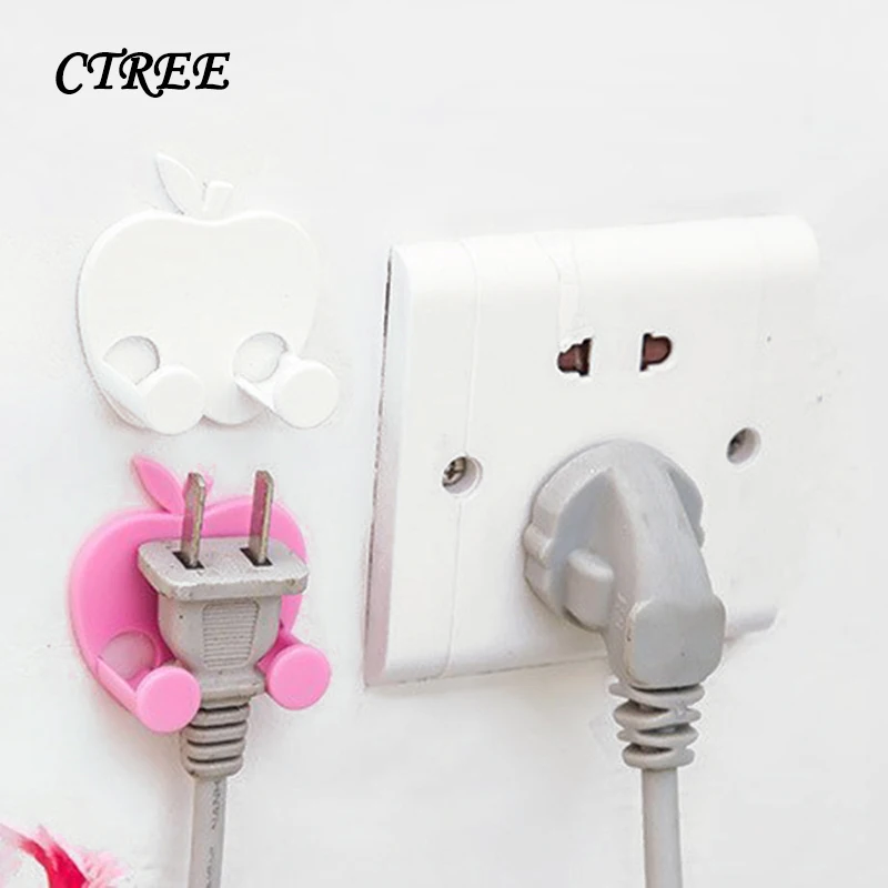 CTREE 2Pc Strong Adhesive Multi-Function Power Cord Power Plug Socket Hook Storage Rack Key Scarf Hook Kitchen Storage Tool C826
CTREE 2Pc Strong Adhesive Multi-Function Power Cord Power Plug Socket Hook Storage Rack Key Scarf Hook Kitchen Storage Tool C826